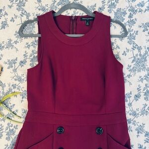 Banana Republic Rich Burgundy Dress